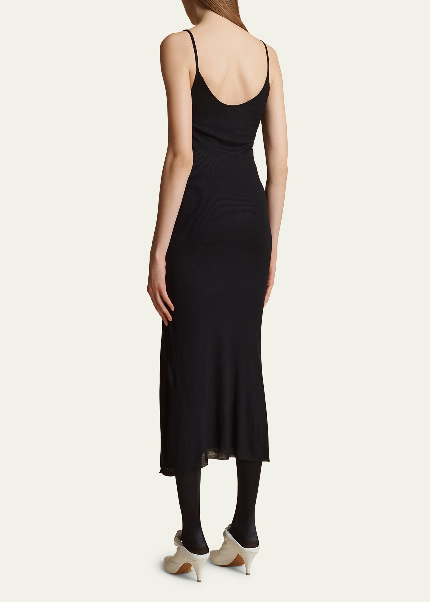 Leesal Ribbed Midi Dress - 3