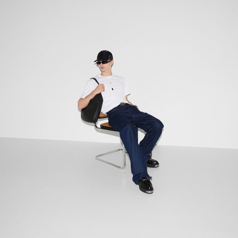 Embroidered cotton jersey T-shirt 6