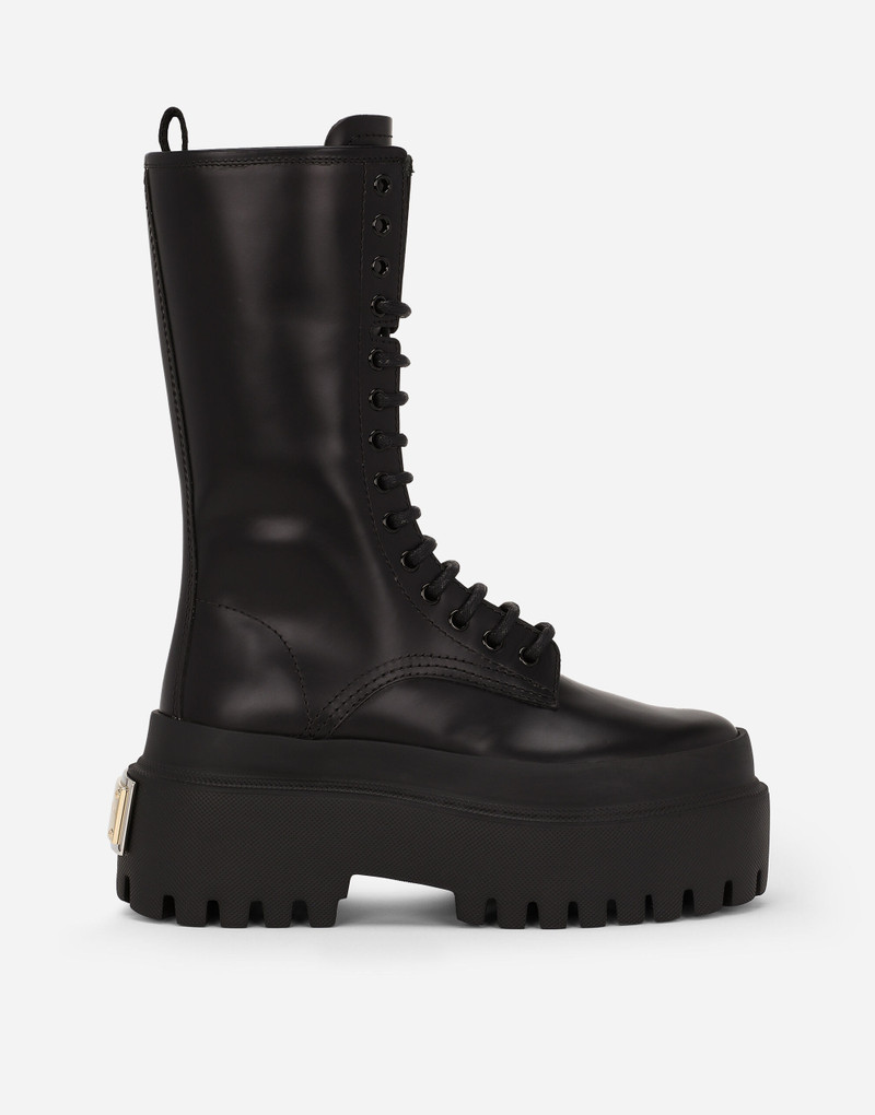 Calfskin combat boots 1