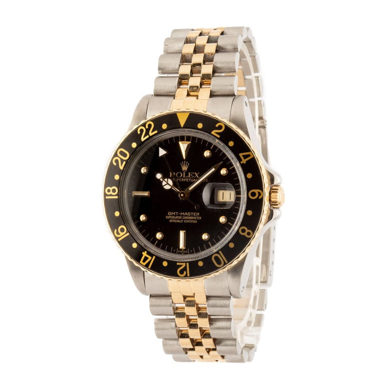 Vintage Rolex GMT-Master ref 16753 Steel & Gold - 2