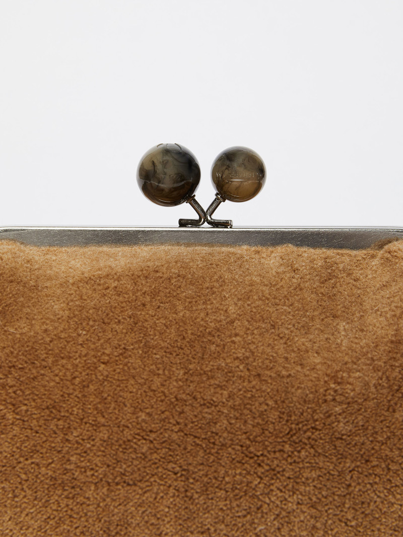 MALIA Medium Pasticcino Bag with long pile fabric 5