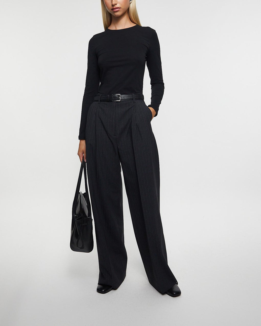 Trousers Darcey Pinstripe Anthracite - 3