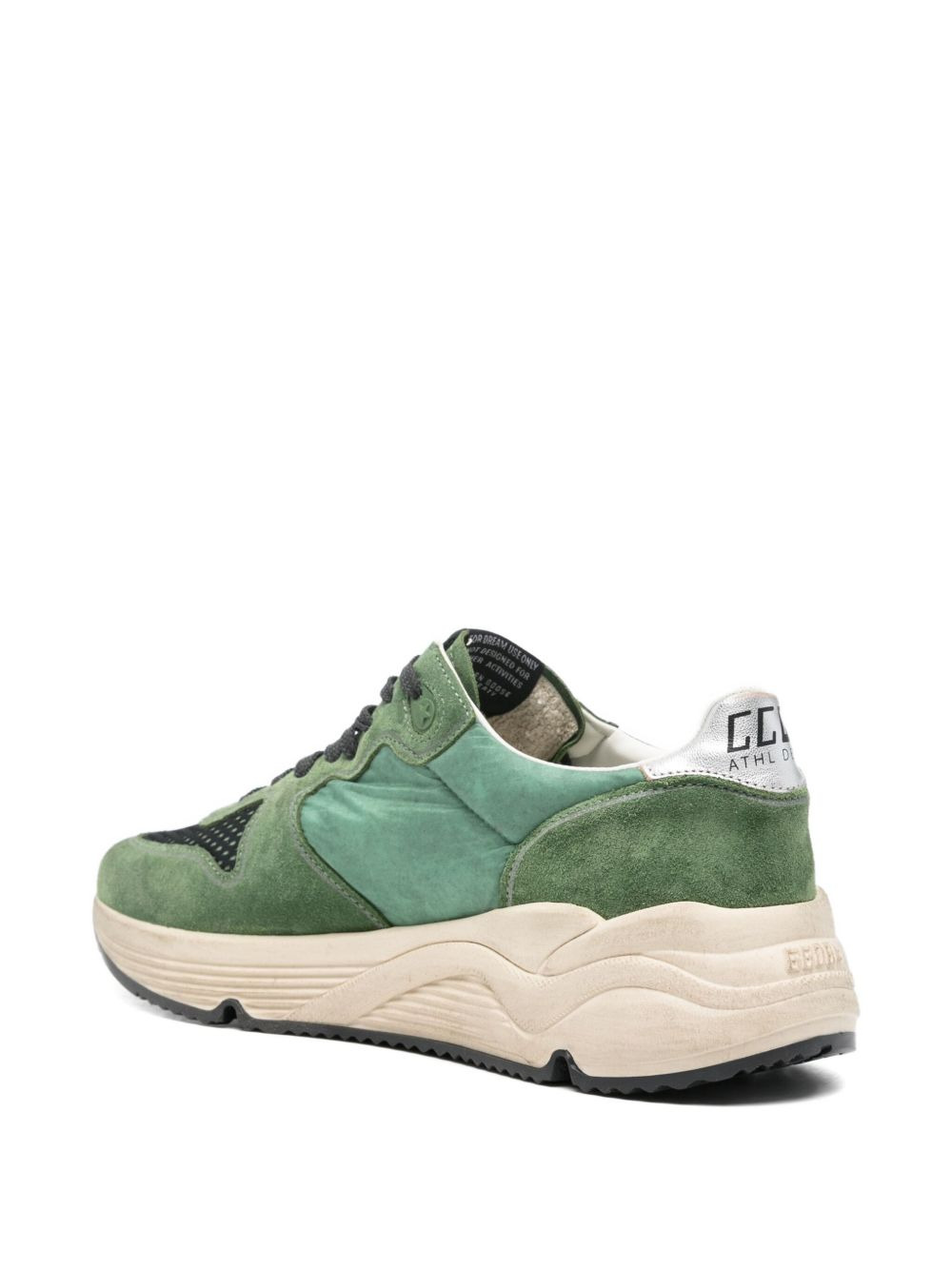 star-detail leather low-top sneakers - 3