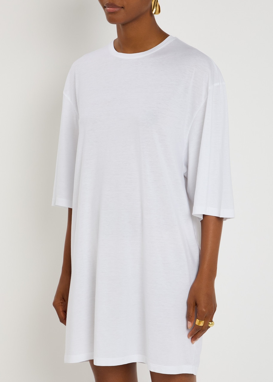 Toteme Lyocell-blend Mini T-shirt Dress - 2