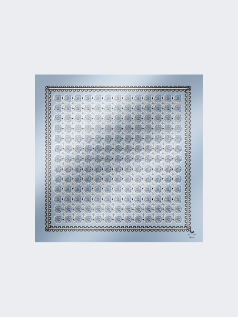 SIAM Printed silk scarf 1