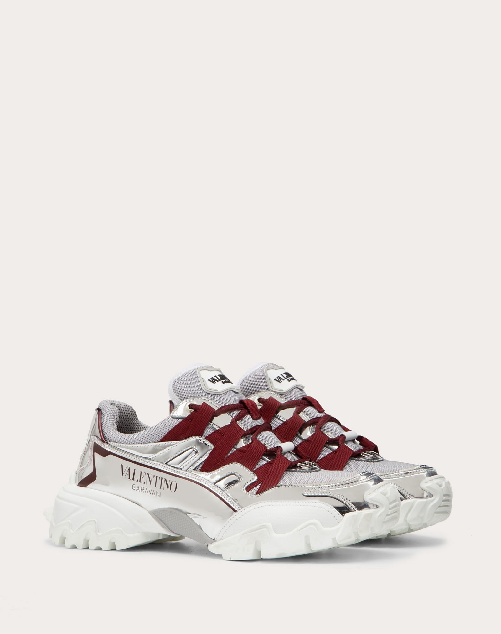Valentino Garavani CLIMBERS sneaker in fabric and calfskin leather. - 2