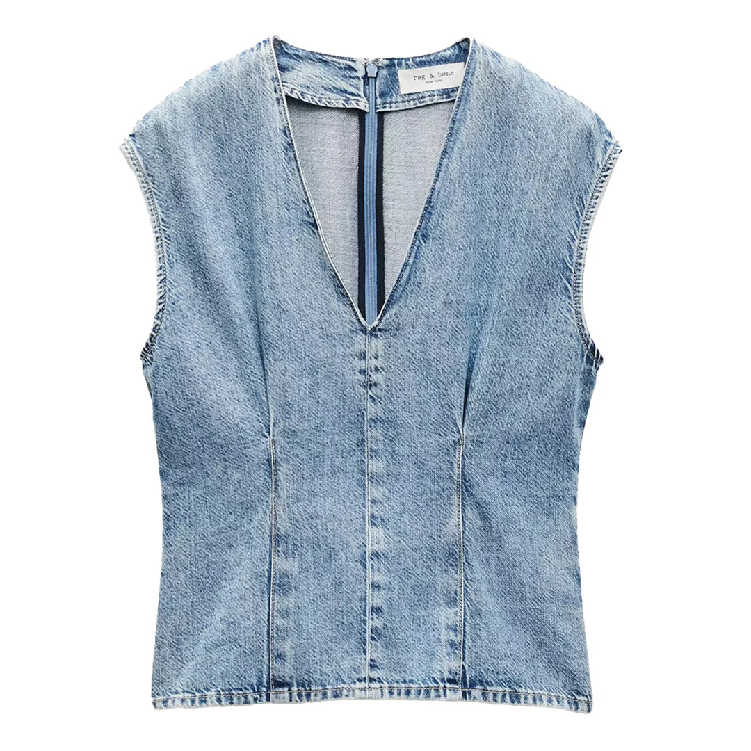 Ava Denim Top - 1