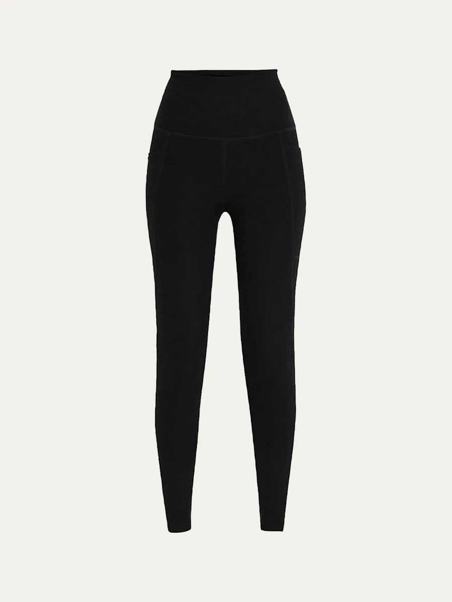 Out Of Pocket Space Dye High-Waist Mid Leggings - 1