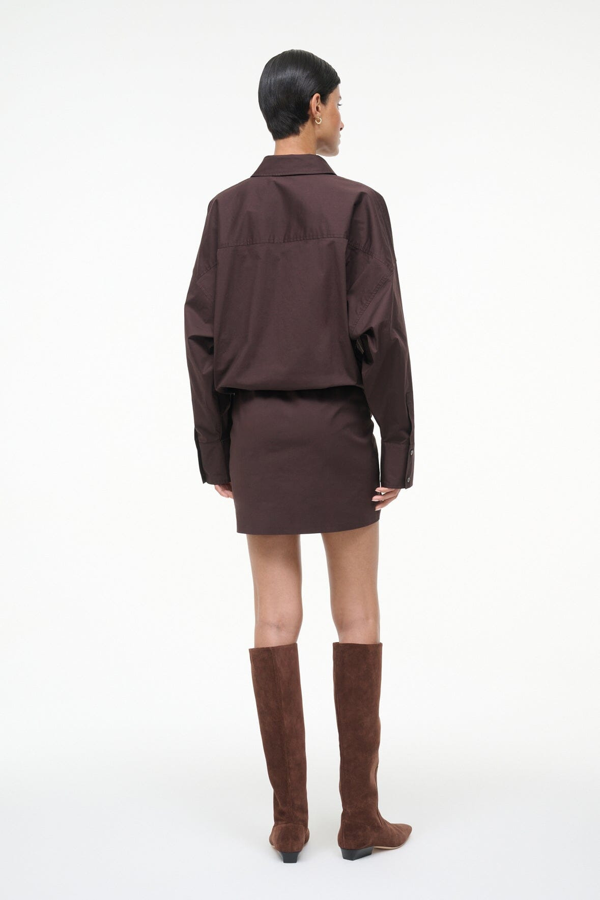 STAUD CYNTHIA DRESS EARTH - 5