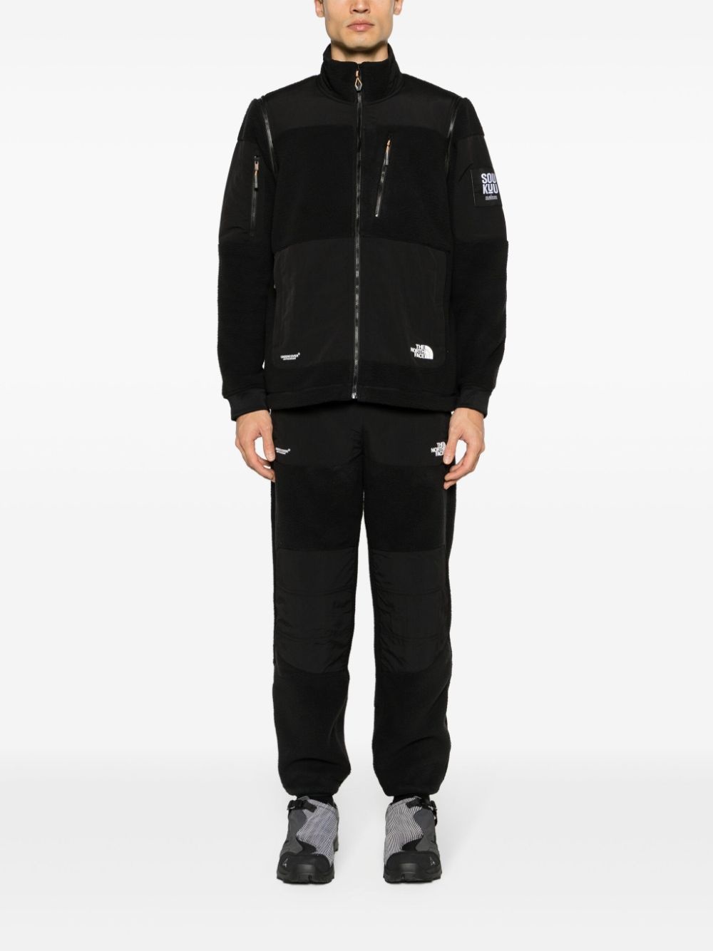 x Undercover Soukuu zip-up fleece jacket - 2