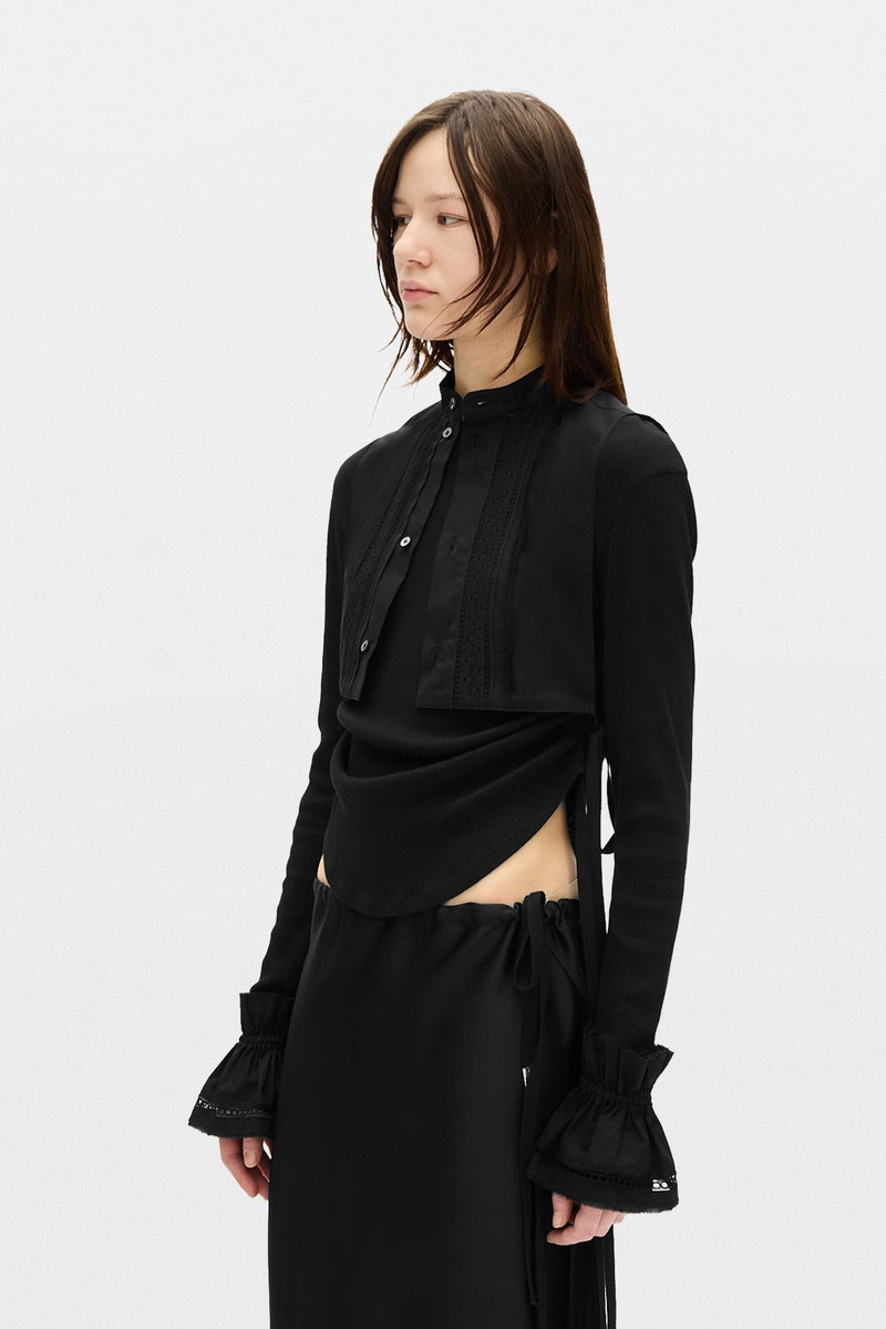 Suna Raw Edge Ruffled Cuffs 3