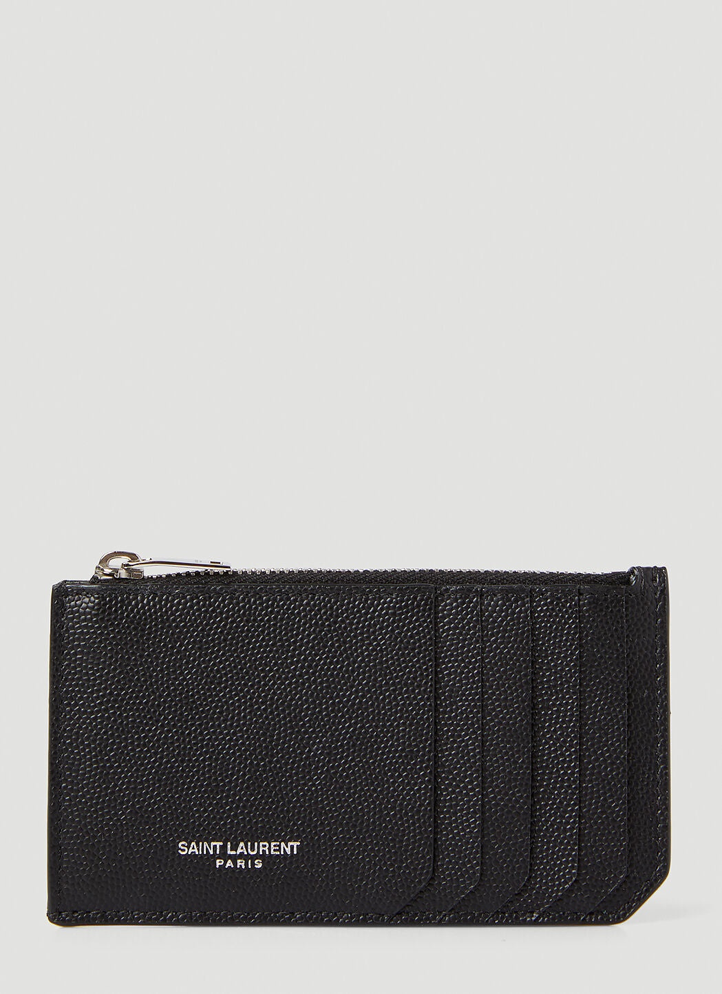 Saint Laurent Men Paris Fragments Zipped Cardholder - 1