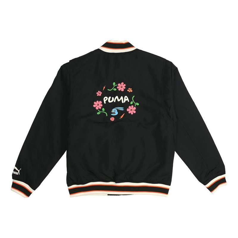 PUMA PUMA x Randomevent Bomber Graphic Logo Jacket Black 596661-01 outlook