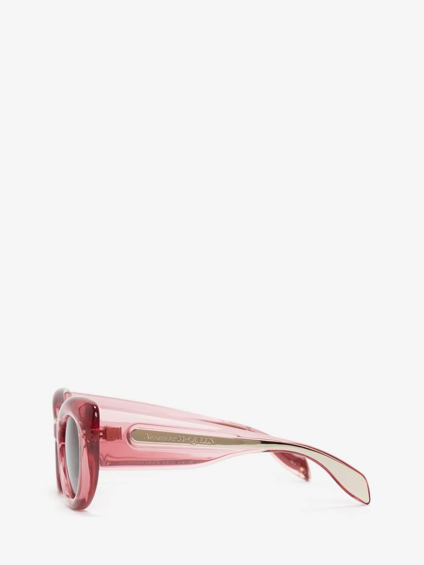 Women's The Curve Cat-eye Sunglasses in Pink - 3