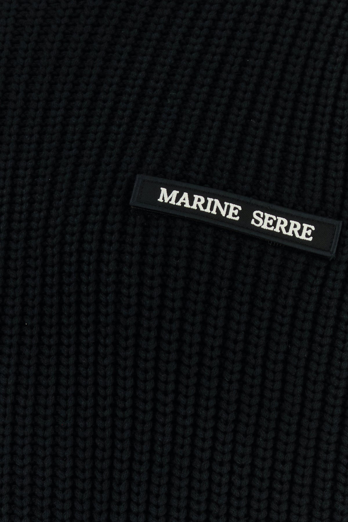 Black cotton oversize sweater - 3