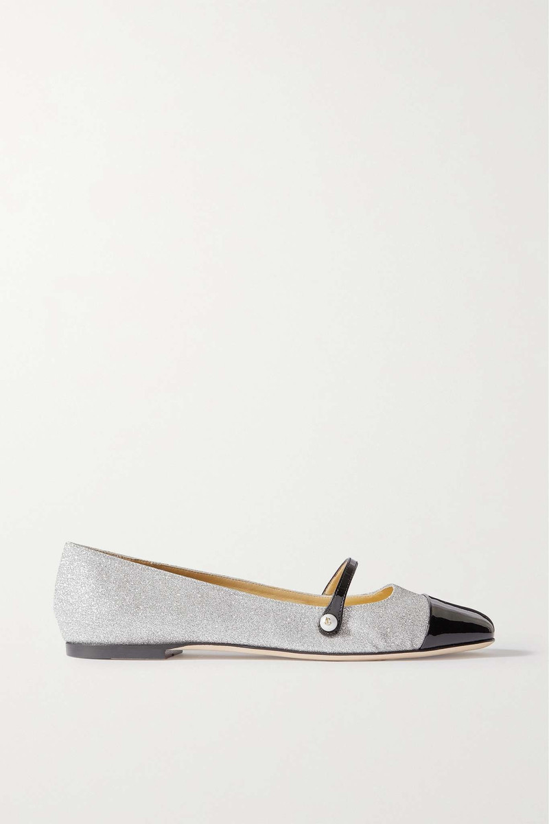 Elisa patent leather Mary Jane ballet pumps 1