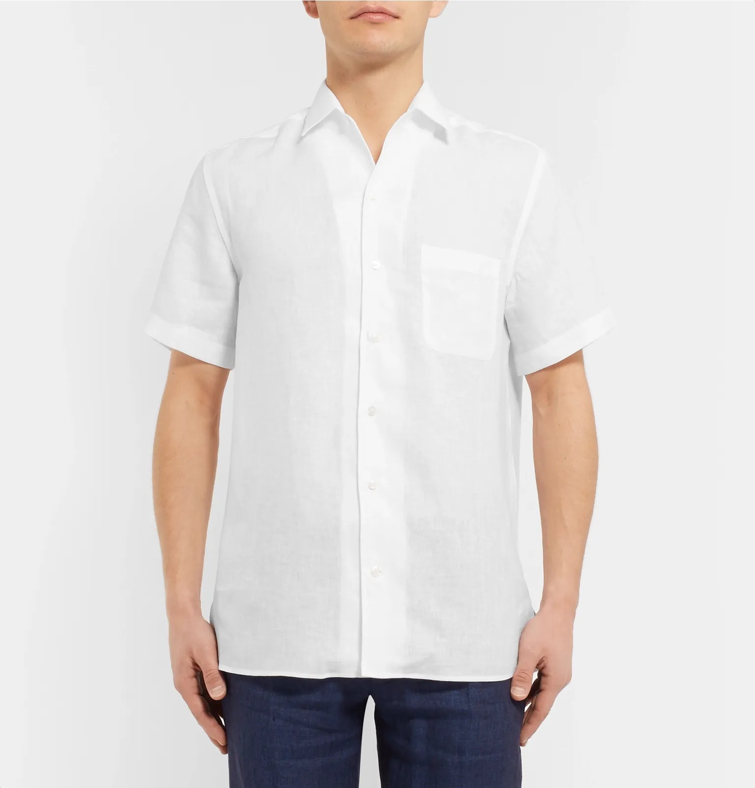 Mélange Slub Linen Shirt - 4