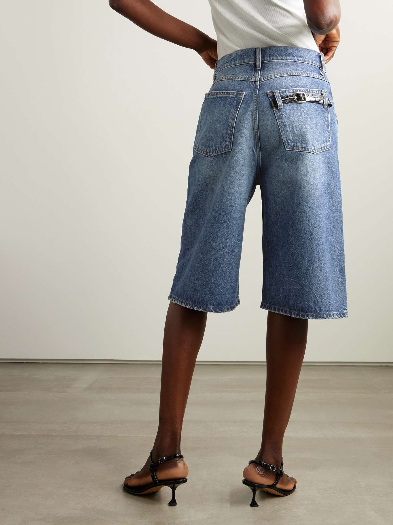 Denim shorts - 3