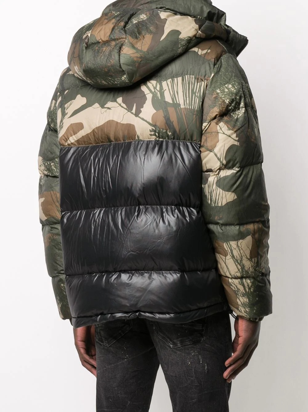 camouflage-print padded jacket  - 4