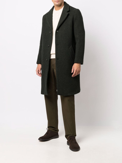 A.P.C. herringbone single breasted coat outlook