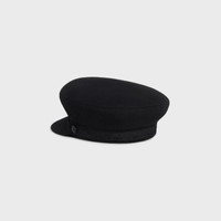 CELINE triomphe sailor cap in wool cloth | celine | REVERSIBLE