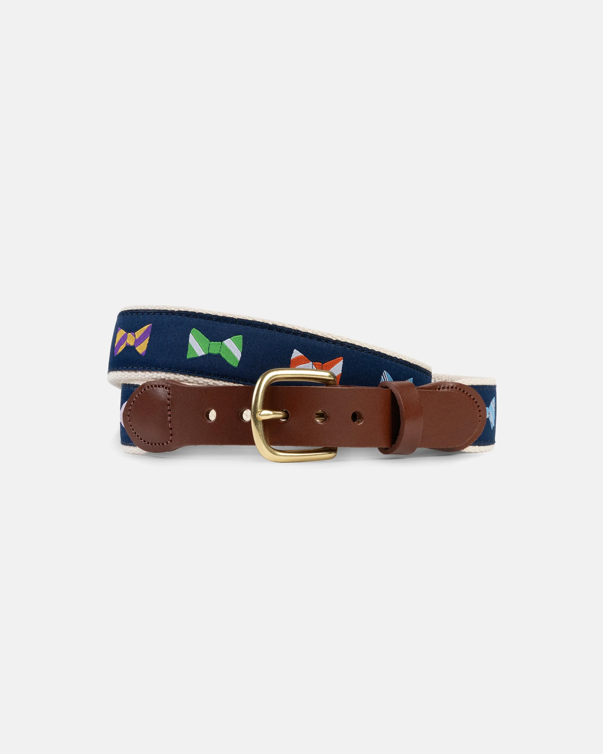 MADE-IN-USA BOWTIES MOTIF BELT - 1