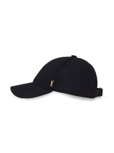 SAINT LAURENT monogram logo baseball cap outlook