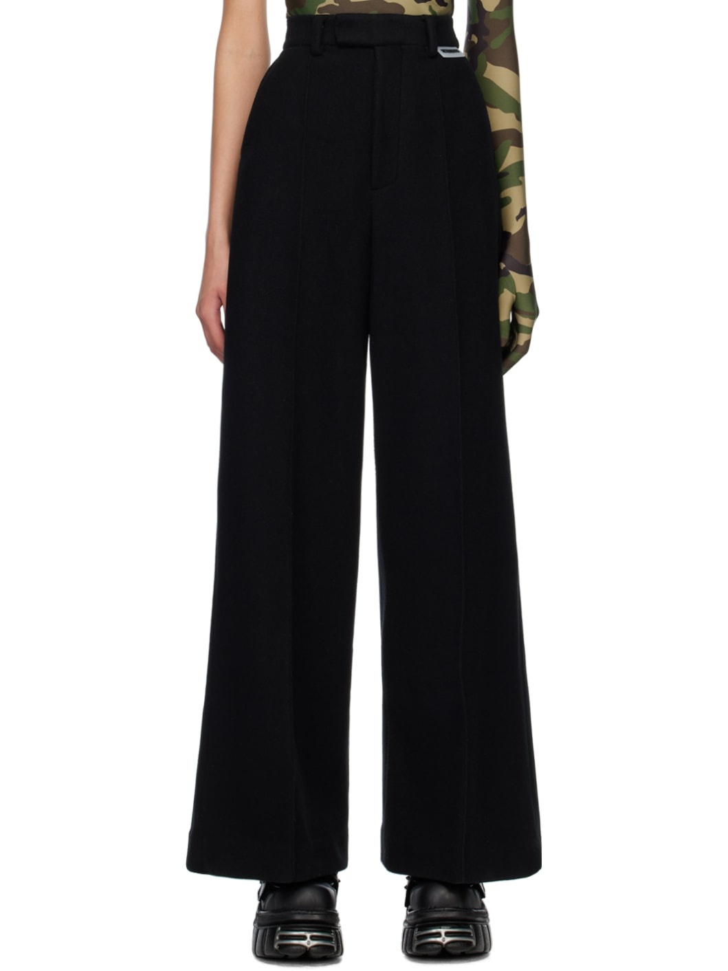 Black Tailored Trousers - 1