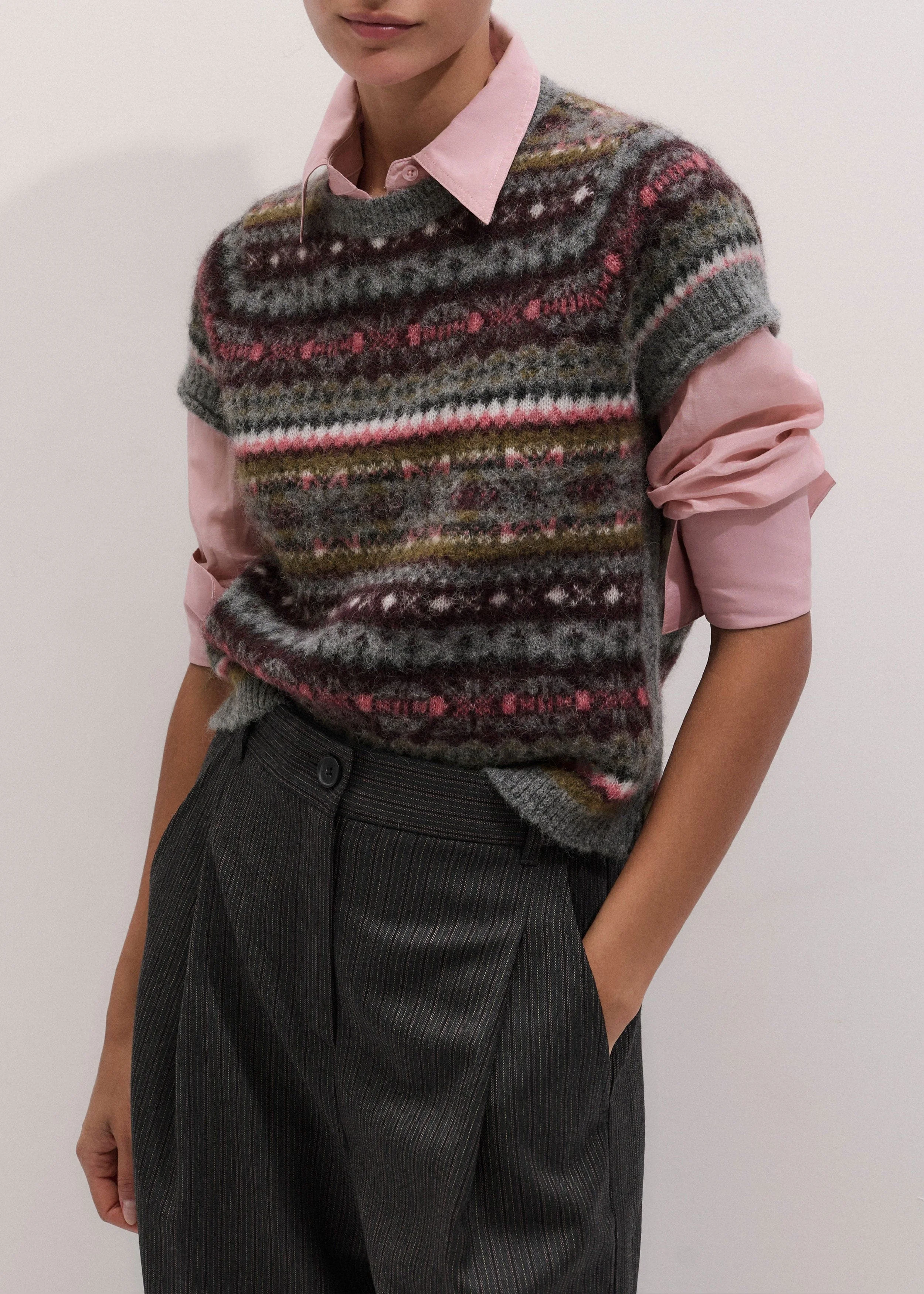 Fair Isle Baby Tee - 1
