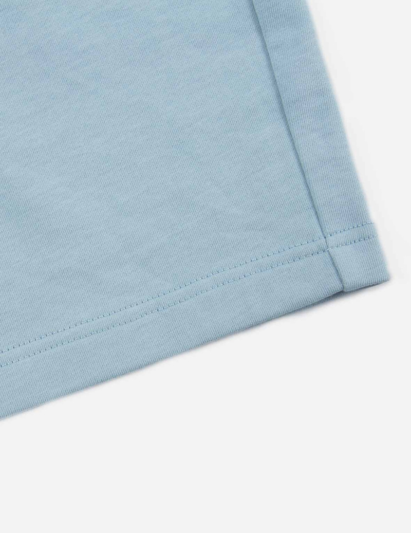 JAPANESE ART SEAGULL EMBROIDERED SWEAT SHORTS 11