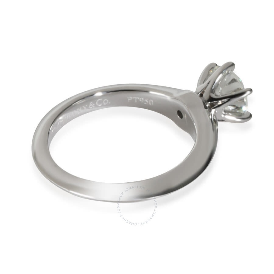 Pre-Owned Tiffany & Co. Tiffany Solitaire Engagement Ring in  Platinum H VS2 1.02 CTW - 4