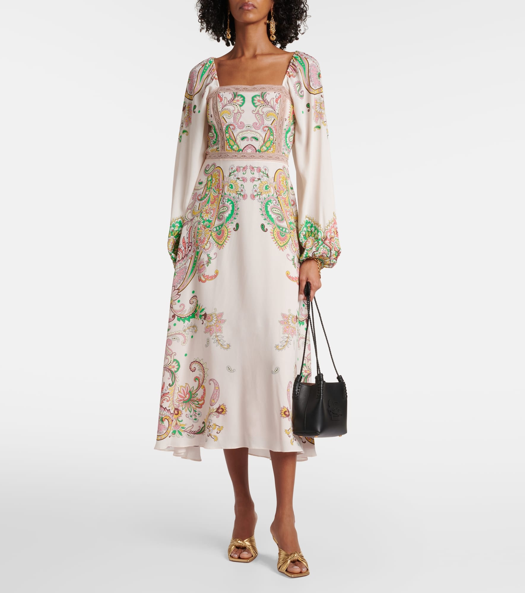 Printed midi dress - 2