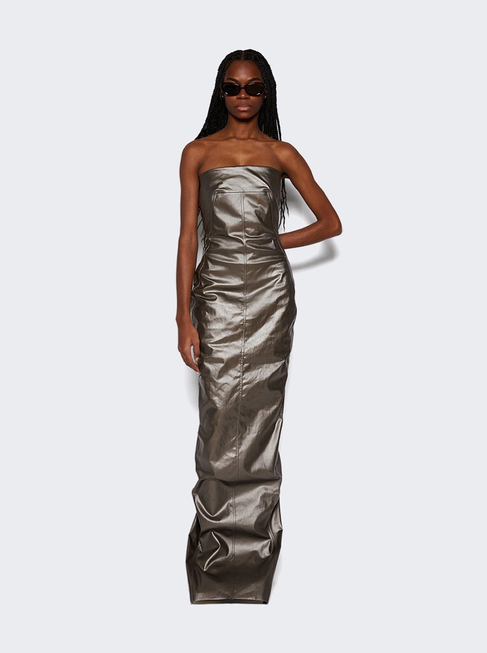 Bustier Gown Gun Metal - 2