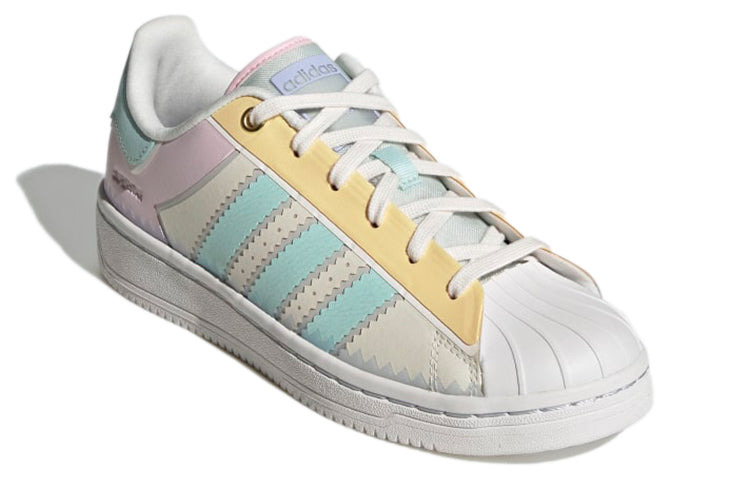 (WMNS) adidas Superstar OT Tech 'White Halo Mint Pink' H05637 - 3