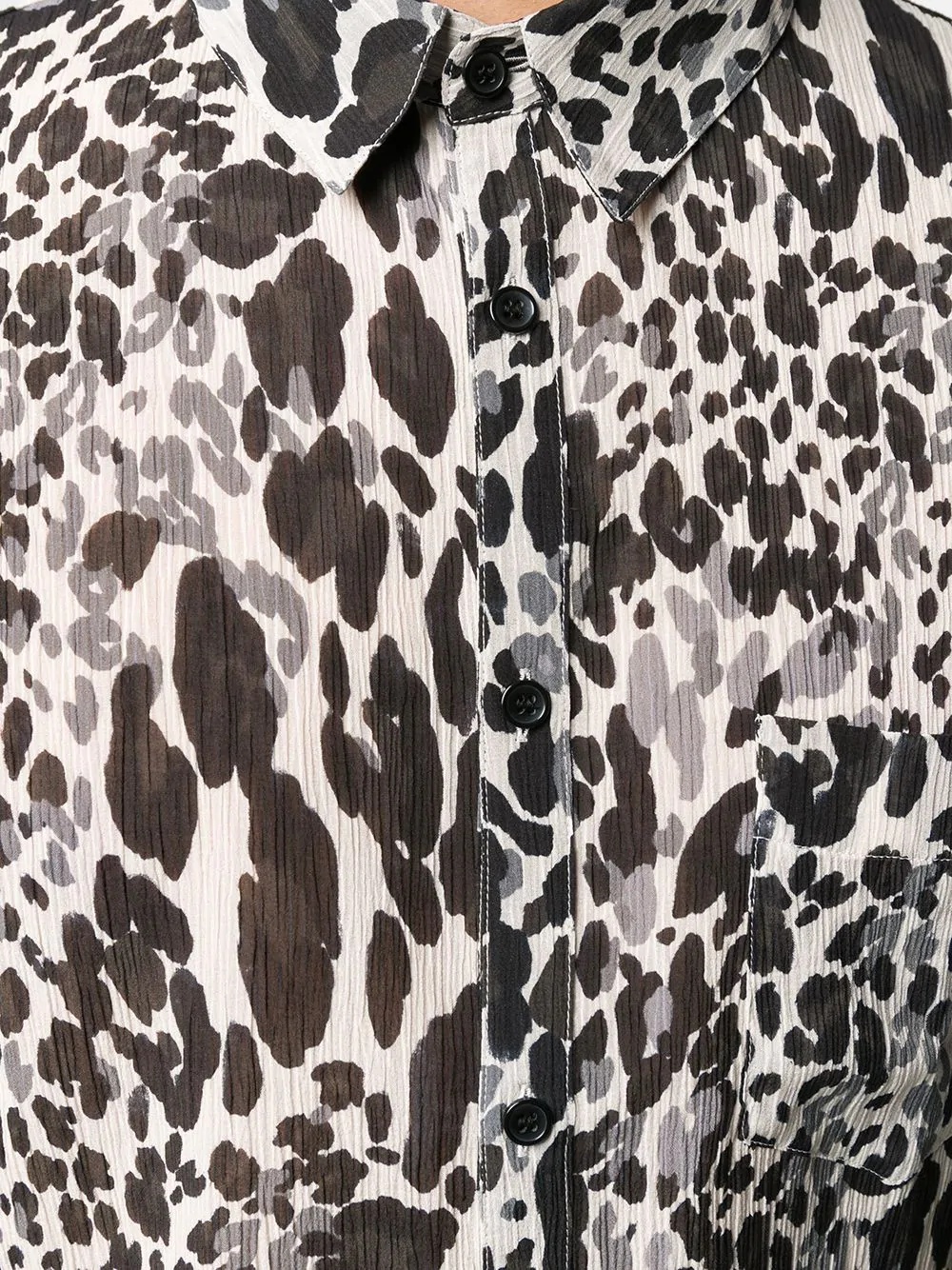 animal-print long-sleeve shirt - 5