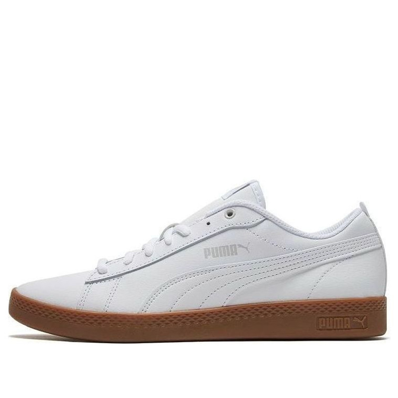 (WMNS) PUMA Smash V2 L 'White Gum' 365208-12 - 1