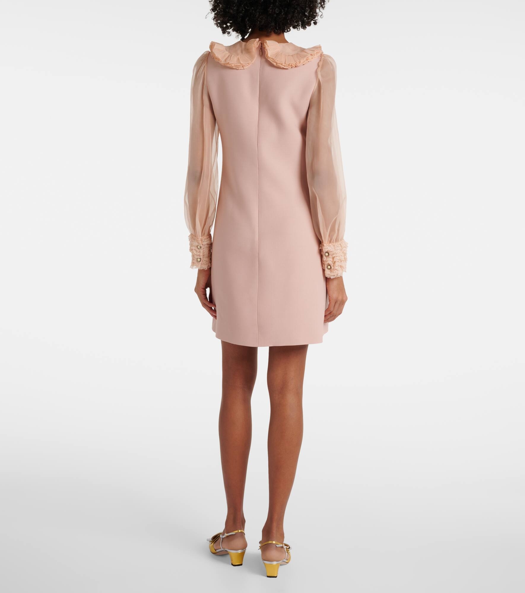 Crepe Couture embroidered minidress - 3