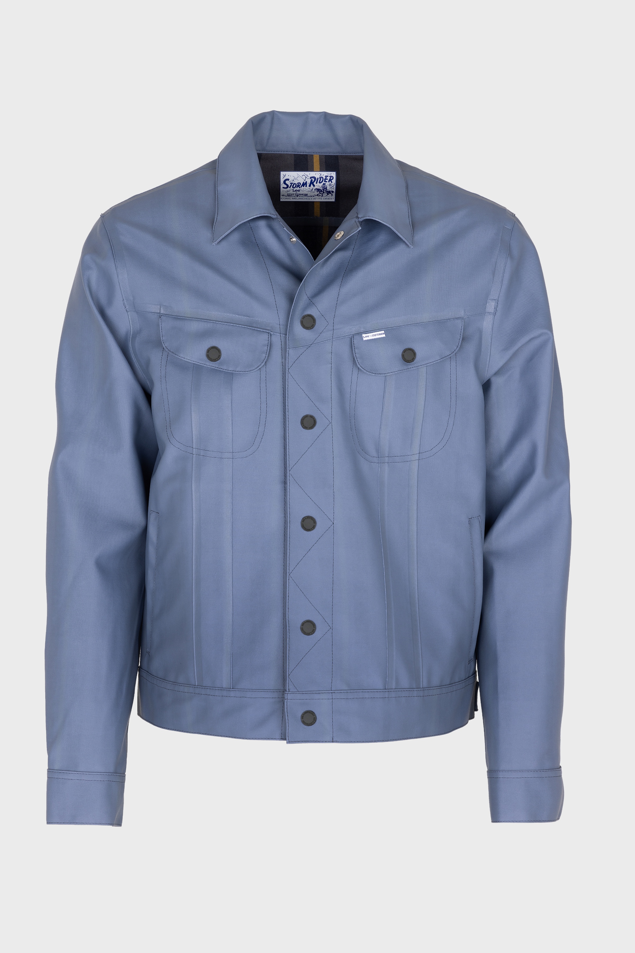 Men's Lee® x STUTTERHEIM Storm Rider™ Jacket Ash Blue - 6