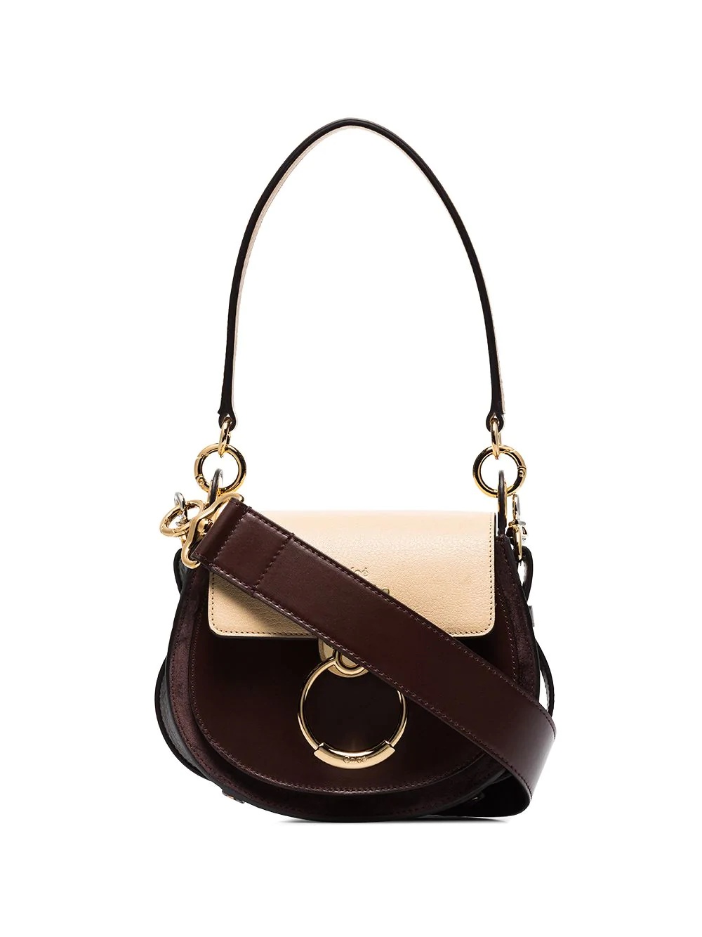 small Tess two-tone shoulder bag - 1