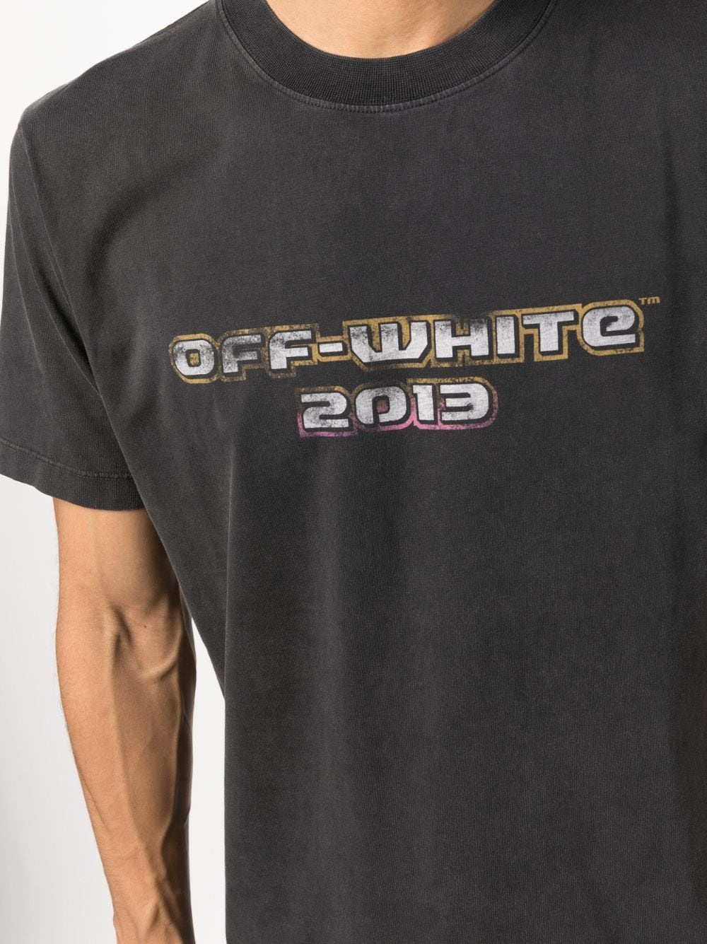 logo-print cotton T-shirt - 5