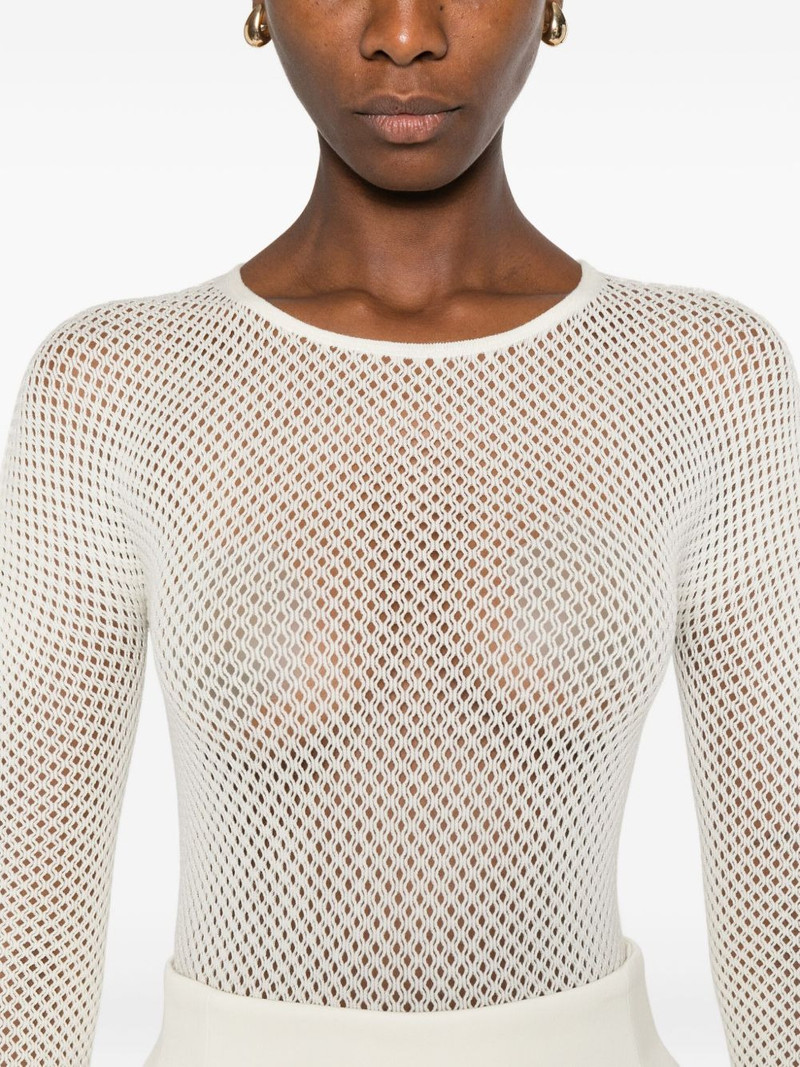 mesh-knit bodysuit 5