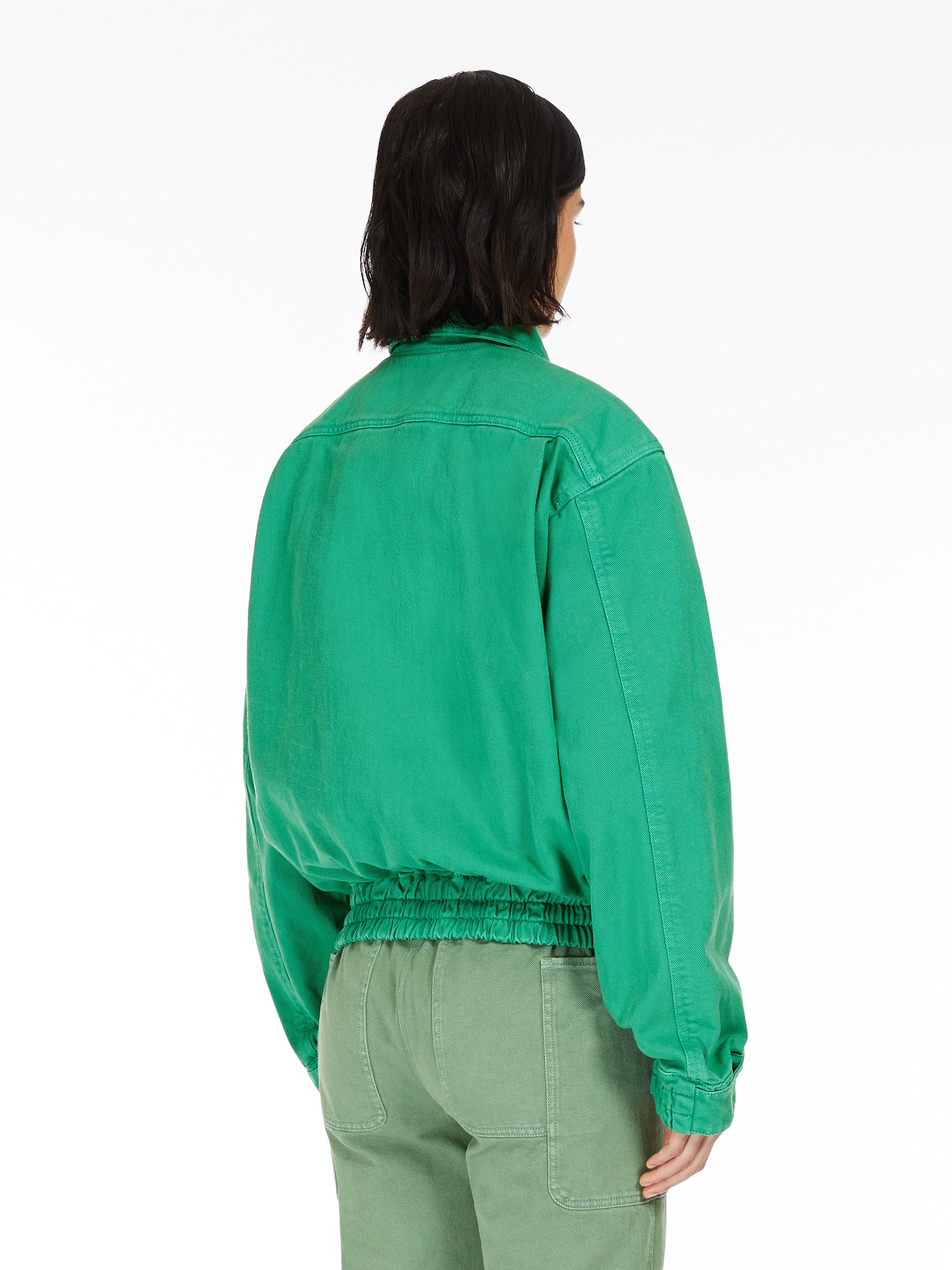 ARTURO Cotton drill cropped jacket - 4