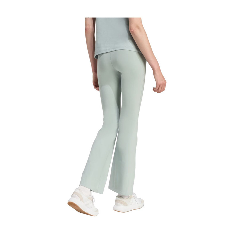 (WMNS) adidas Essentials Small Logo Flared Leggings 'Wonder Sage White' KT0547 3