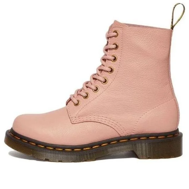 (WMNS) Dr.Martens 1460 Pascal Virginia Leather Boots 'Peach Beige' 26802329 - 1