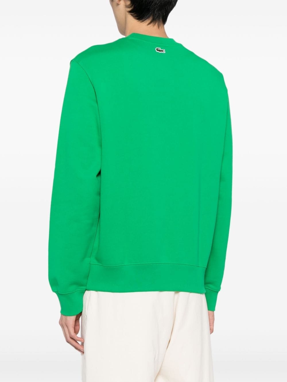 logo-print cotton sweatshirt - 4