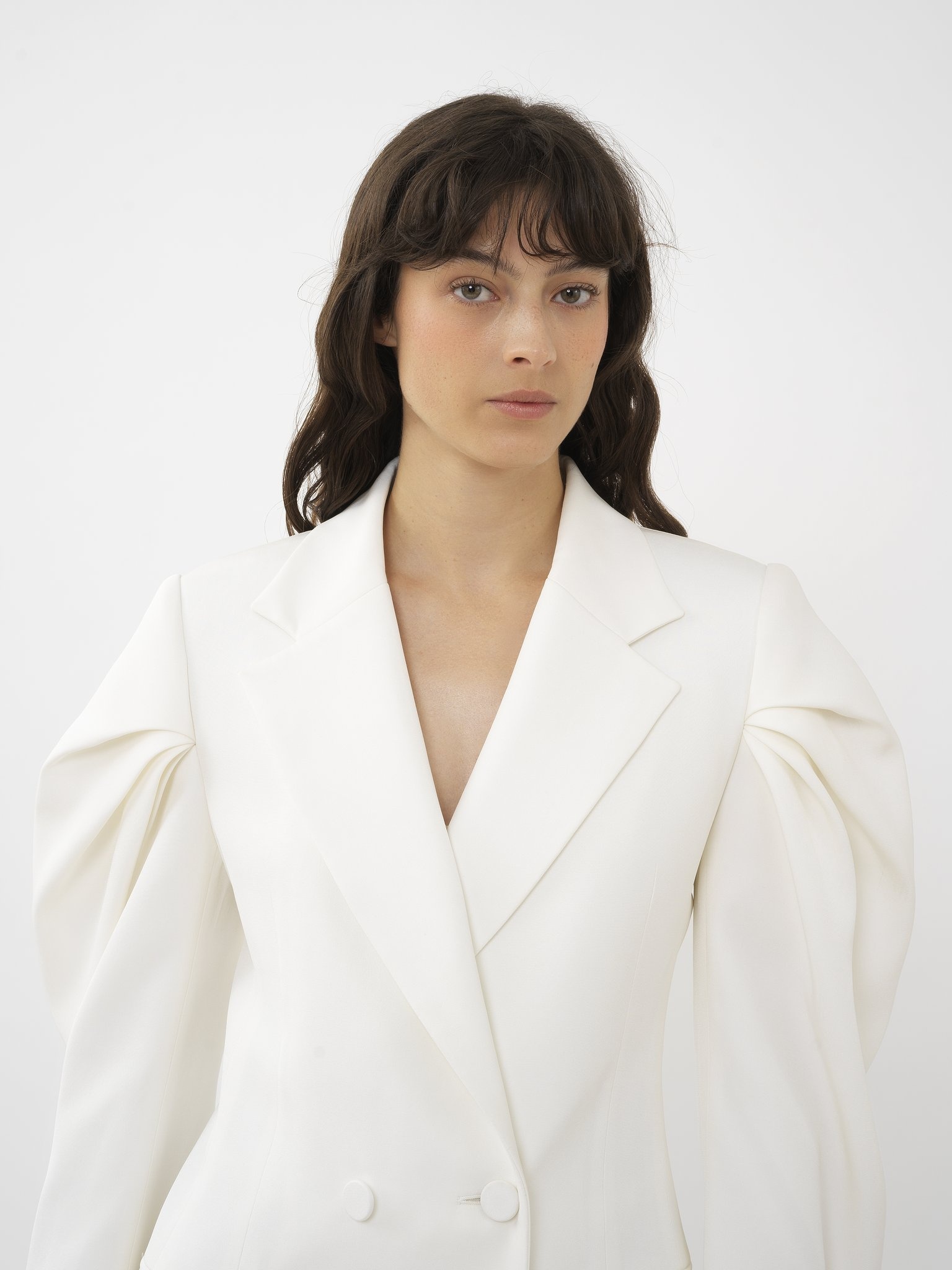 LONG DOUBLE-BREASTED COAT - 6