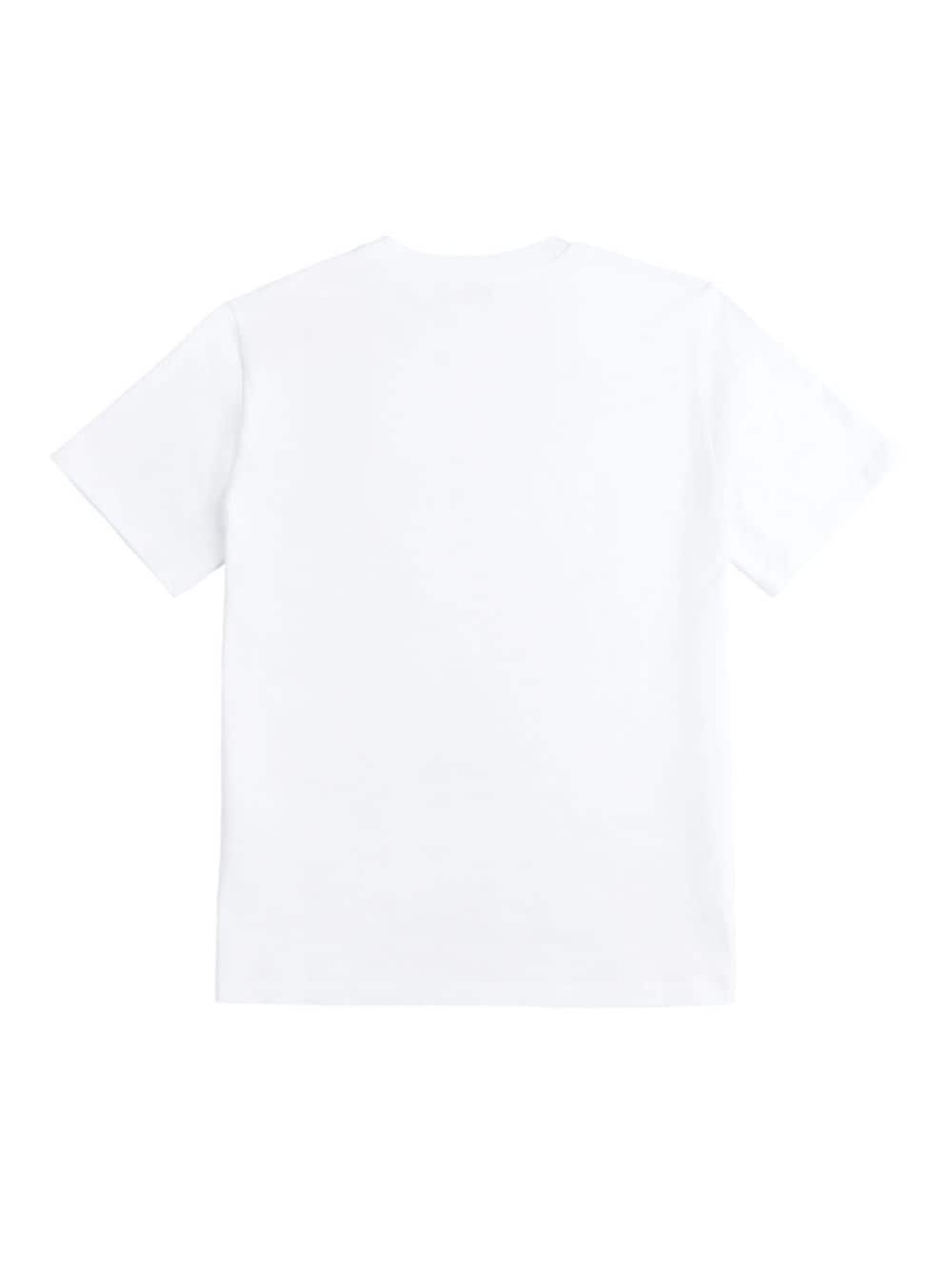 logo-embroidered cotton T-shirt - 7