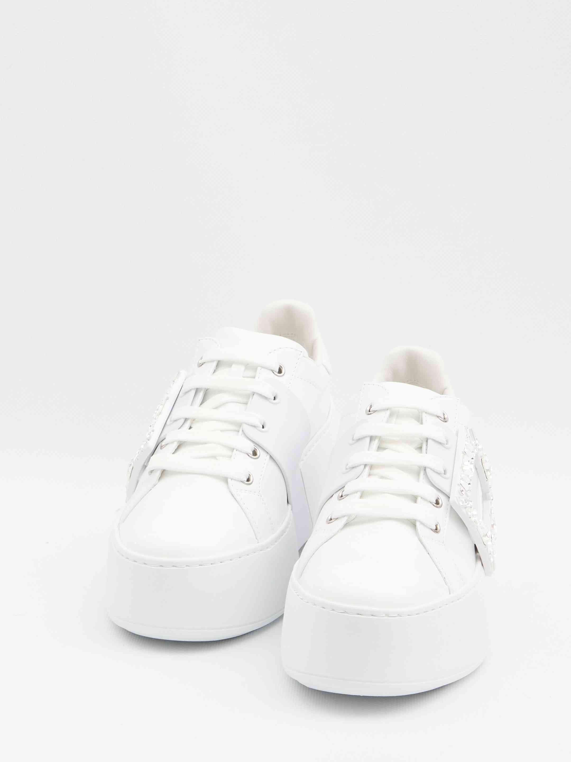 Roger Vivier Women Viv' Skate Sneakers In Leather - 5