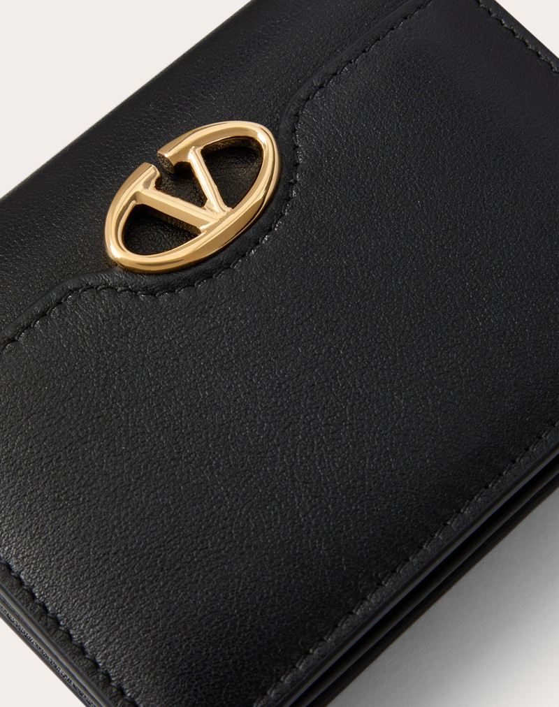 VLOGO THE BOLD EDITION SMALL WALLET IN CALFSKIN 2