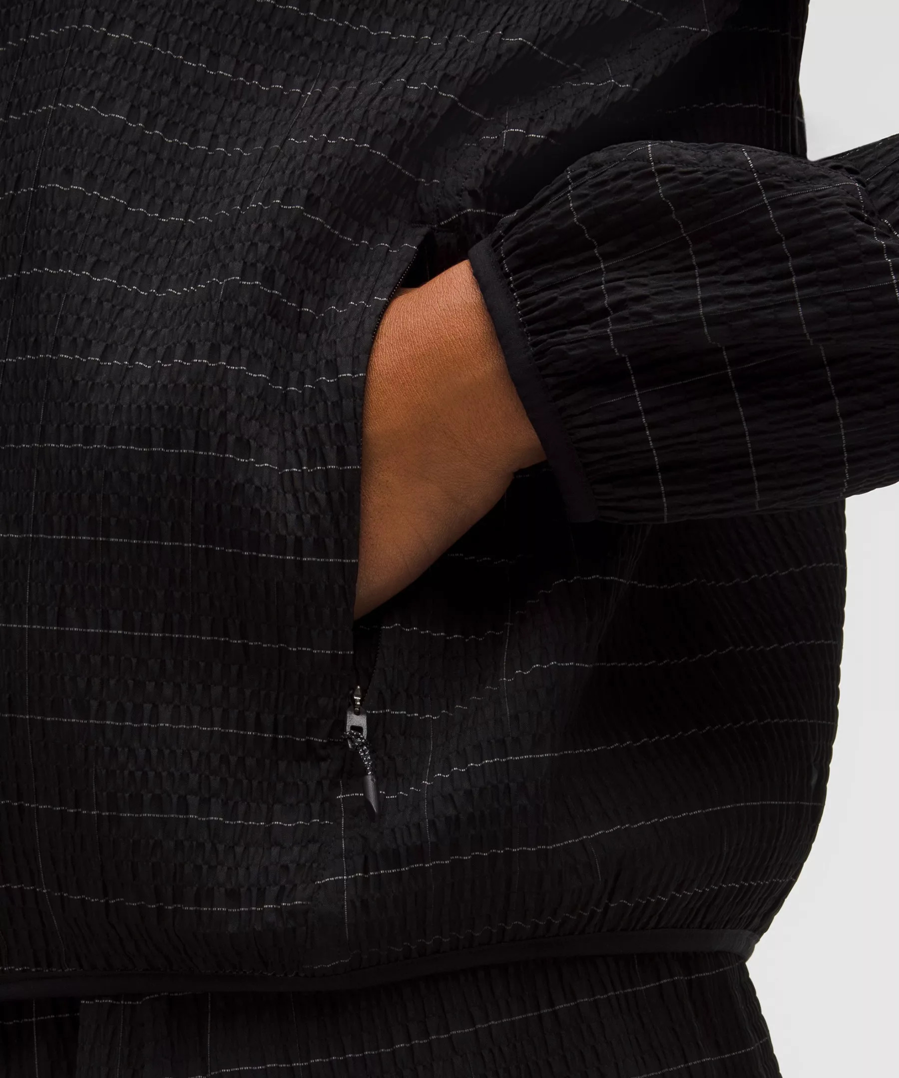 Adapted State Textured Jacket *Reflective Grid - 5